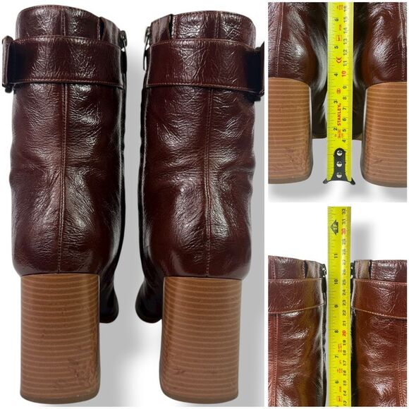 Nine West Y2K 90s Vintage Style Madden Style Platform Chunky Boot Leather 8.5 - Picture 11 of 14